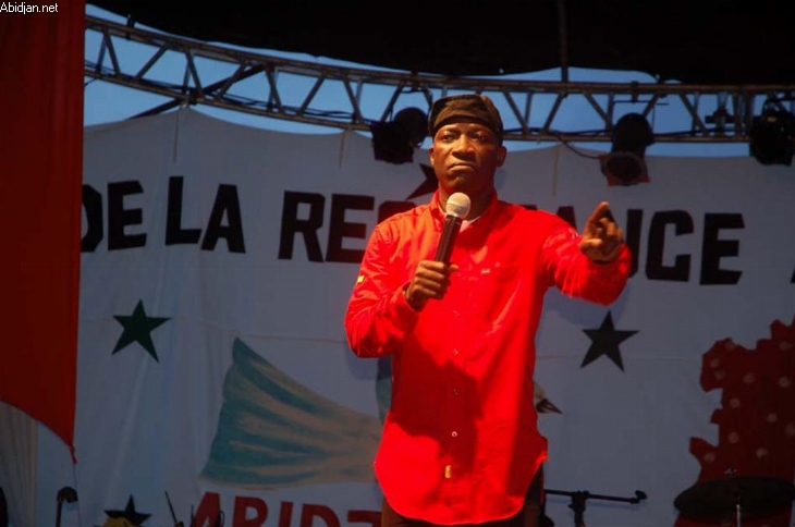 Blé Goudé aux populations de Ouragahio : “Vous avez donné à la Côte d`Ivoire un guerrier”